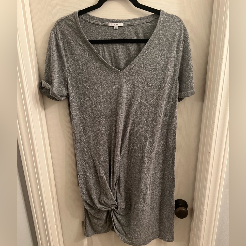 Z Supply Triblend Side Knot Dress